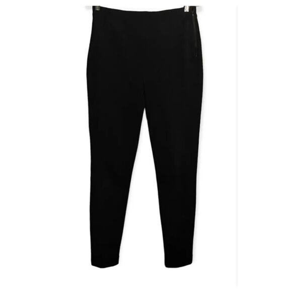 Rachel Comey Pants Straight Leg Knit Black Size 4 High Waist Pockets Classic - Picture 1 of 7